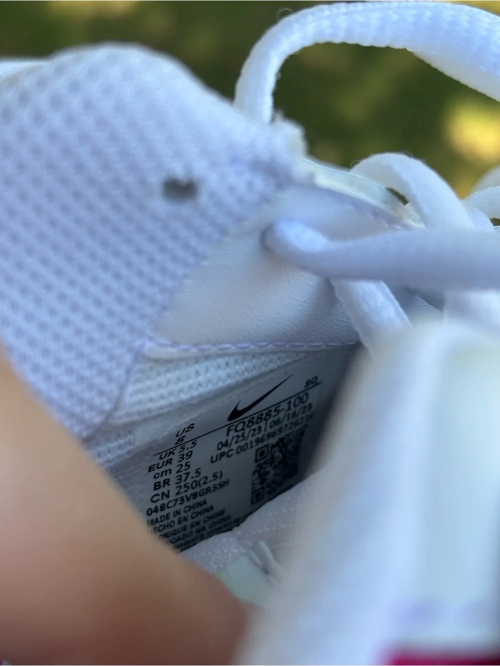 Nike Air Force 1 Shadow 'White Multi' Women's Size 8 (6.5Y) Sneakers FQ8885-100